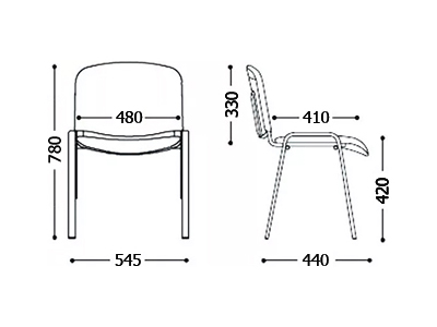 Размеры стула Изо