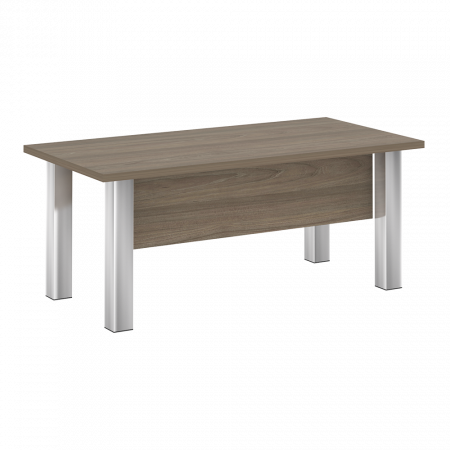 Стол руководителя (опоры - нерж.сталь) M-LT.D-18.1