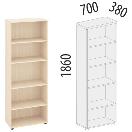 Шкаф 5 секций 40.31