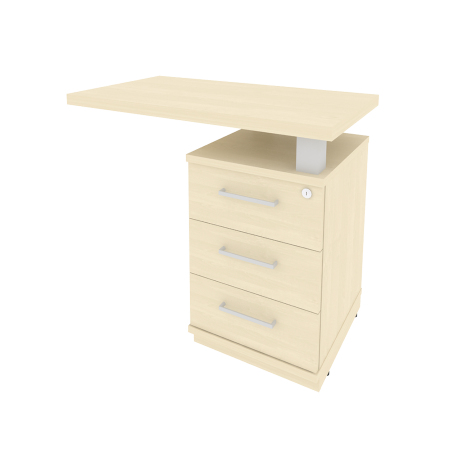 Тумба приставная для прямоугольного стола KTP-1 (Левая / Правая)