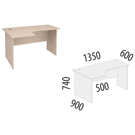 Стол офисный левый 63.62