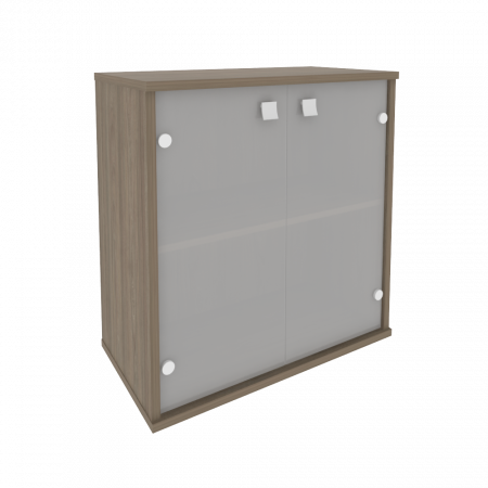 Шкаф низкий широкий (стекло) Л.СТ-3.2