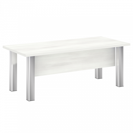 Стол руководителя (опоры - нерж.сталь) M-LT.D-20.1