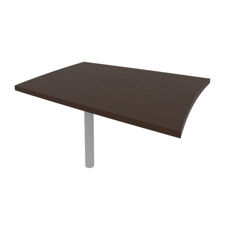 Брифинг-приставка для криволинейного стола KB-1