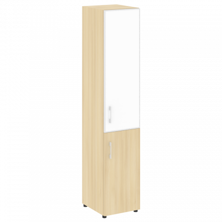 Шкаф высокий узкий (стекло лакобель в раме) LT.SU-1.2 R (Левый / Правый)