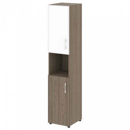 Шкаф высокий узкий (стекло лакобель в раме) LT.SU-1.4 R (Левый / Правый)