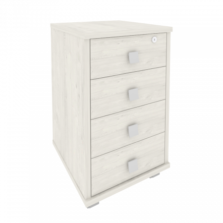 Тумба подкатная (4 ящика, с замком) Л.ТМ-4