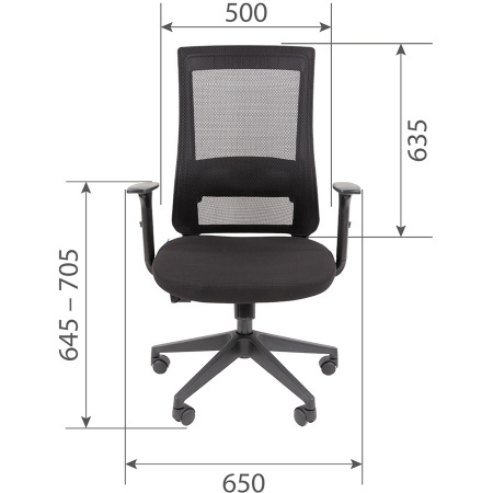 Кресло CHAIRMAN 500 ЛТ (LT) ТВ (TW) БП