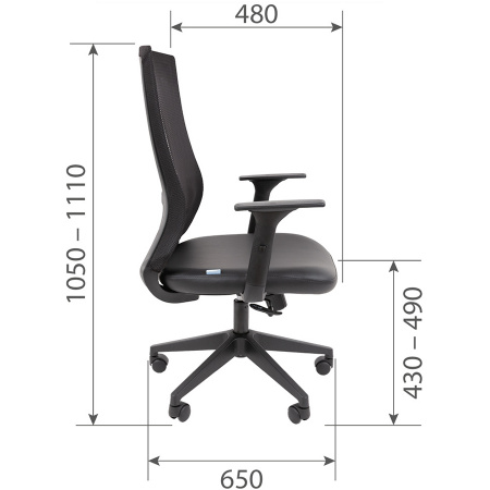 Кресло CHAIRMAN 500 ЛТ (LT) ЭКО БП