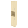 Шкаф высокий узкий левый (2 низкие двери ЛДСП) А.СУ-1.5 Л