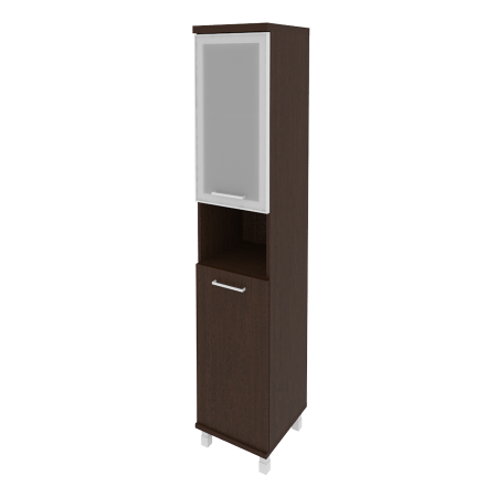Шкаф высокий узкий (стекло в раме) KSU-1.4R (Левый / Правый)