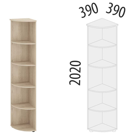 Стеллаж угловой 64.49