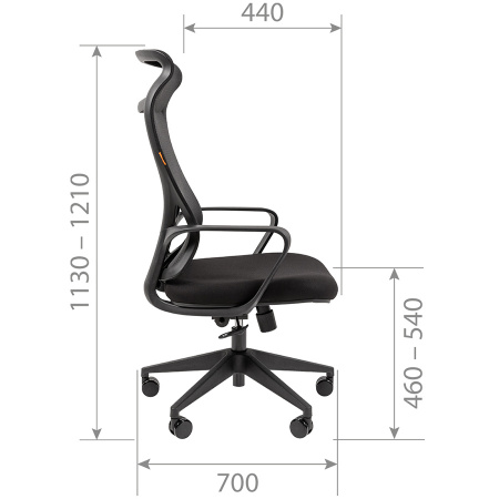Офисное кресло CHAIRMAN CH577 черный