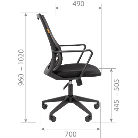 Кресло офисное CHAIRMAN 545 БП