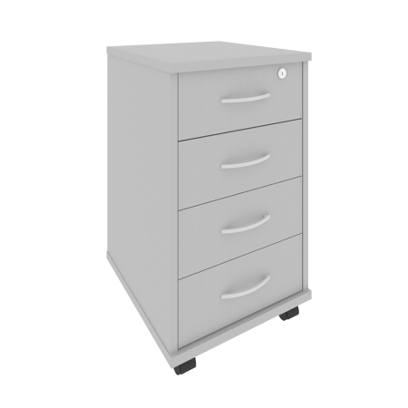 Тумба подкатная (4 ящика, с замком) А.ТМ-4