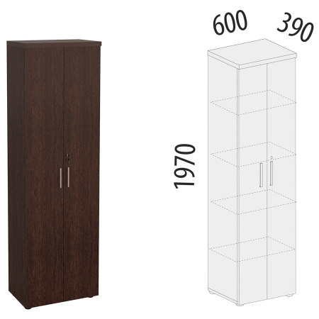 Шкаф офисный для документов с замком 21.12