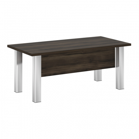 Стол руководителя (опоры - нерж.сталь) M-LT.D-18.1