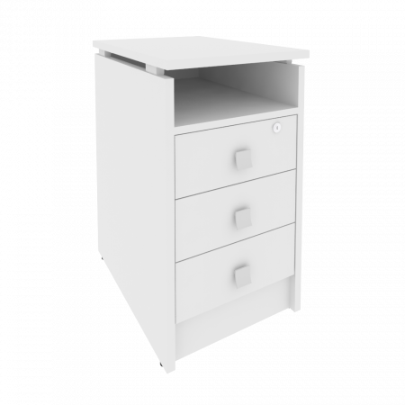 Тумба приставная (с замком) Л.ТП-4.1