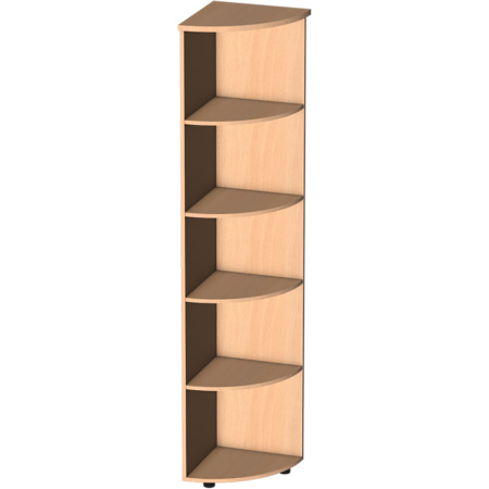 Шкаф офисный угловой с радиусом Р.У-1П высокий