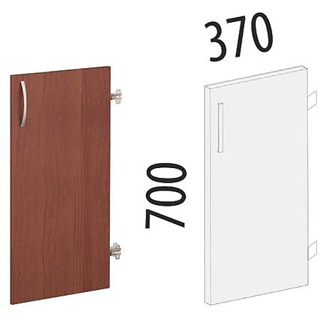 Дверь ЛДСП 2 секции (лев/прав) 41.79