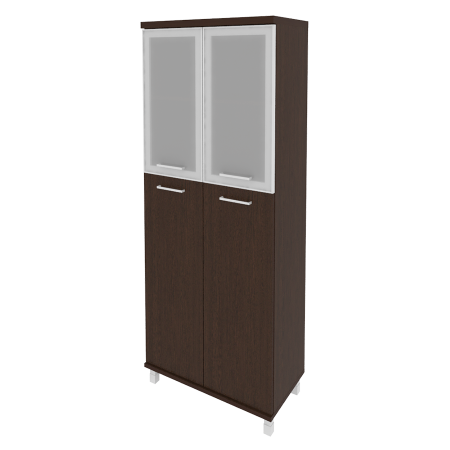 Шкаф высокий широкий (стекло в раме) KST-1.7R