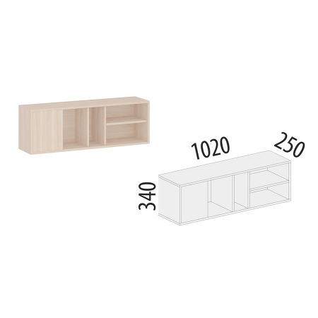 Полка 63.100 (Левая/правая)