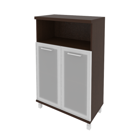 Шкаф средний широкий (стекло в раме) KST-2.2R