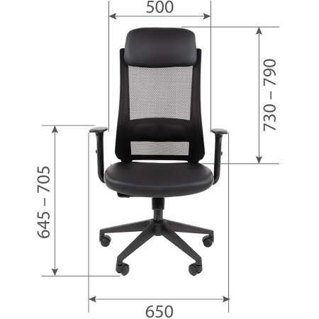 Кресло CHAIRMAN 500 ЛТ (LT) ЭКО