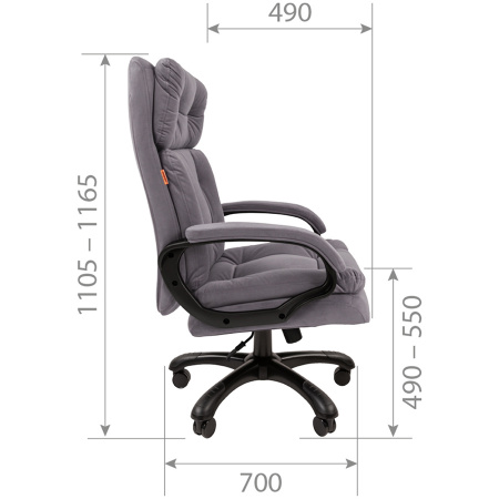 Кресло руководителя CHAIRMAN 442 ТКАНЬ