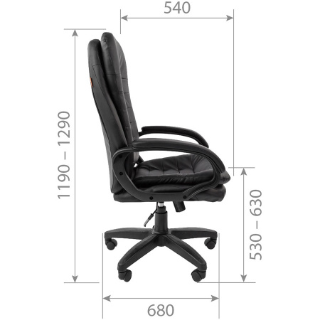 Офисное кресло руководителя CHAIRMAN 795 ЛТ (LT)