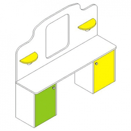 Стол туалетный игровой МИ-2.1