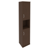Шкаф высокий узкий правый (2 низкие двери ЛДСП) А.СУ-1.5 П
