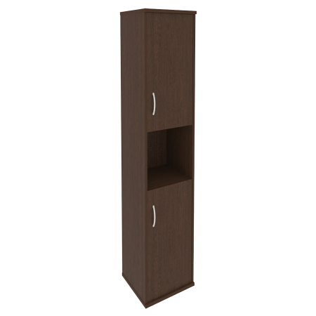 Шкаф высокий узкий правый (2 низкие двери ЛДСП) А.СУ-1.5 П