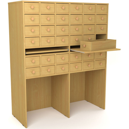 Шкаф картотечный 3-секционный Лц.ШдК-36