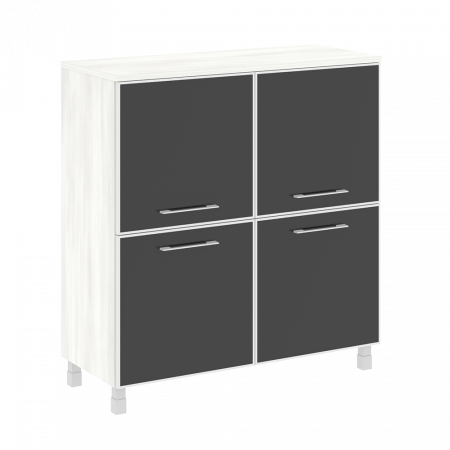 Шкаф четырехсекционный (стекло лакобель в раме) LT.SD-1.2 R