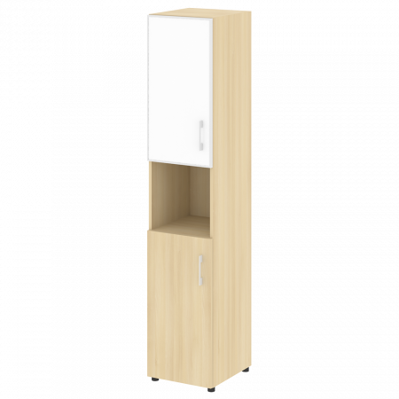 Шкаф высокий узкий (стекло лакобель в раме) LT.SU-1.4 R (Левый / Правый)