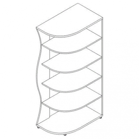 Стеллаж для хранения игрушек высокий СХв