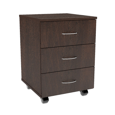 Тумба подкатная с 3 ящиками У.Т-3