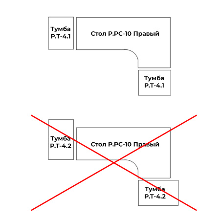 Стол эргономичный Р.РС-10 Пр