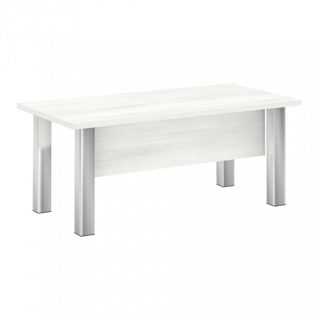 Стол руководителя (опоры - нерж.сталь) M-LT.D-18.1