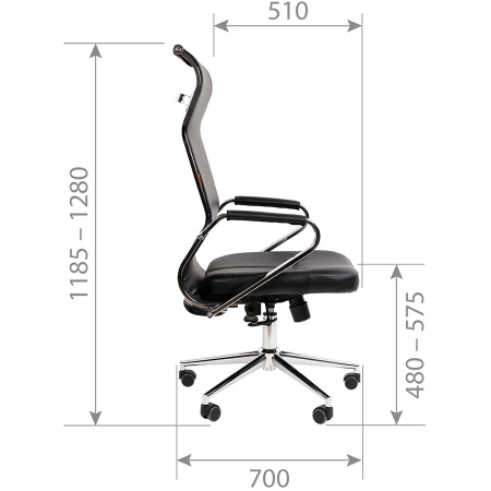 Кресло офисное CHAIRMAN 702 Эко