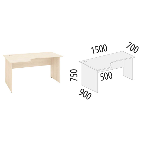 Стол эргономичный левый 40.46