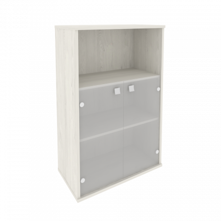 Шкаф средний широкий (стекло) Л.СТ-2.2