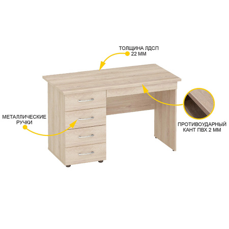 Стол с ящиками 64.110 (левый/правый)