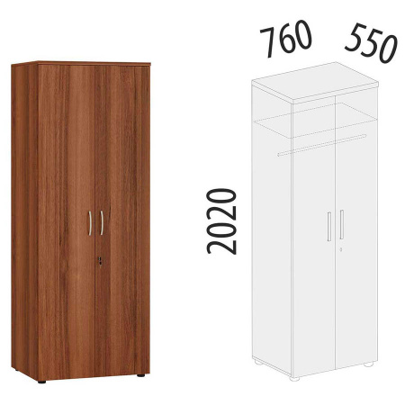 Шкаф для одежды большой с замком 62.42