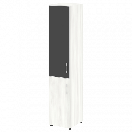 Шкаф высокий узкий (стекло лакобель в раме) LT.SU-1.2 R (Левый / Правый)