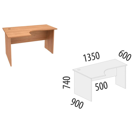 Стол офисный левый 61.62