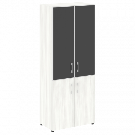 Шкаф высокий широкий (стекло лакобель в раме) LT.ST-1.2 R