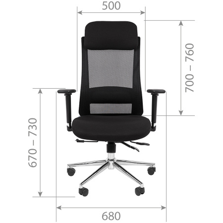 Кресло CHAIRMAN 500 ЛЮКС (LUX)