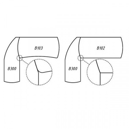 Стол офисный для руководителя В 102
